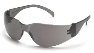 Intruder Gray Lens with Gray Temples Safety Glasses – Box of 12