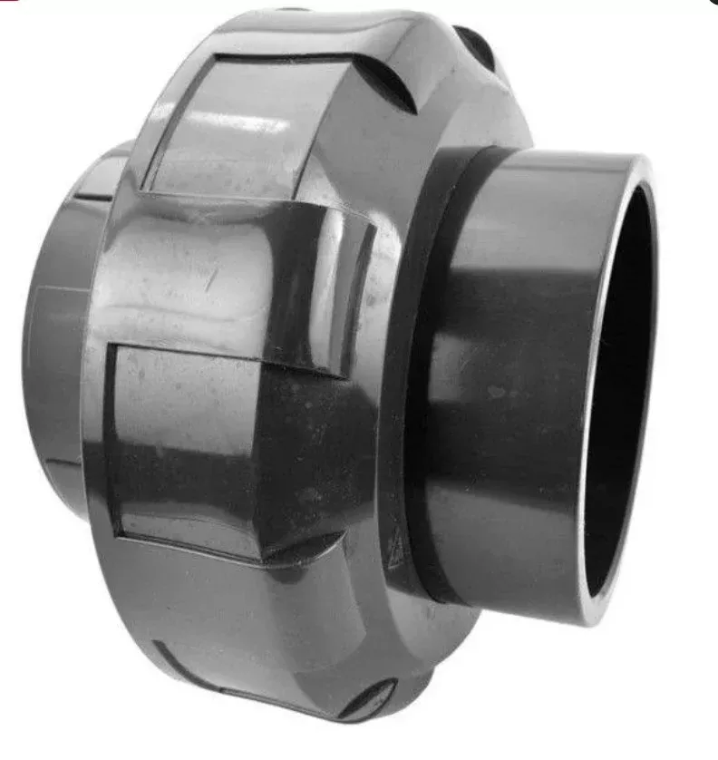 Item # 897-040, Sch80 PVC – Union (O-Ring Type) – 4″ x 4″