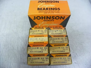 Johnson Engine Bearings DE610MX2 DE-610M X2