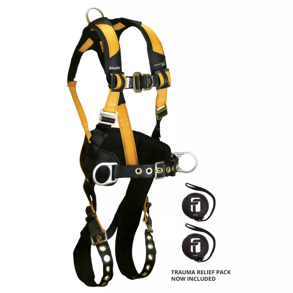 Journeyman Flex Steel 4D Construction Climbing Full Body Harness - 7035FD - FallTech