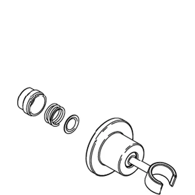 Kohler 1045298-Cp Wall Mount Handshower Holder