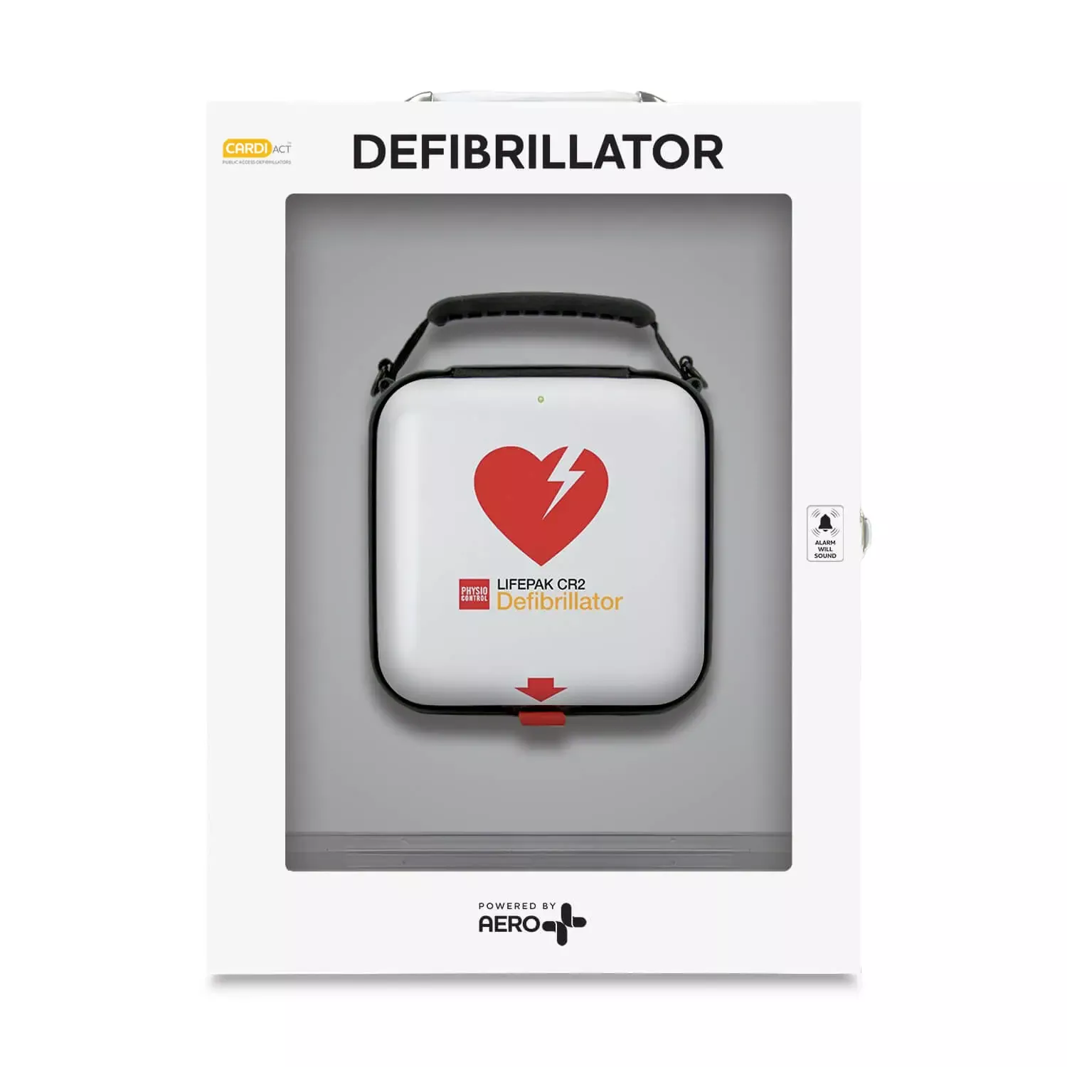 LIFEPAK CR2 Semi-Automatic WIFI English Handle Alarmed Cabinet