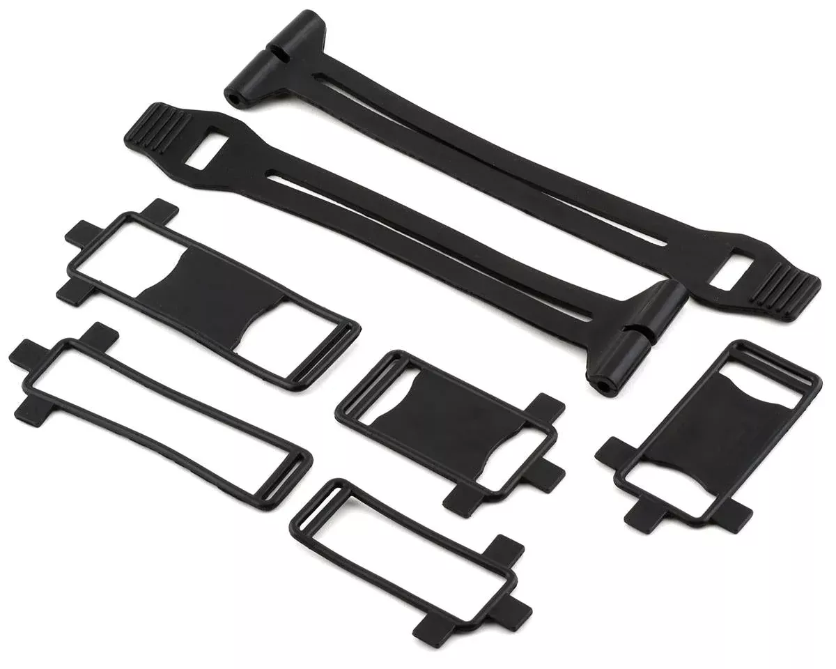 Low CG Battery Straps Low CG Battery Tray for LMT Mega (LOS241066)