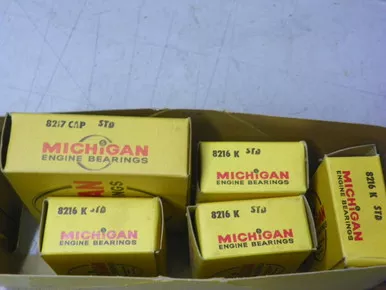 Michigan 1431 K Main Bearing Set NOS - Manual Verification Required