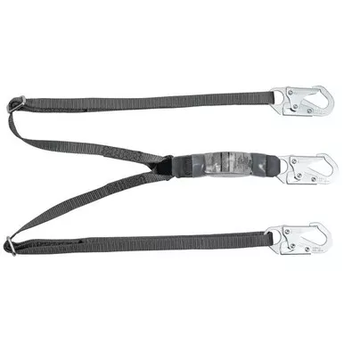 MSA V-SERIES 10191756 6 ft Twin Leg Shock Absorbing Lanyard