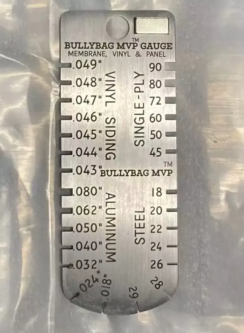MVP Gauge (Membrane, Vinyl & Panel)