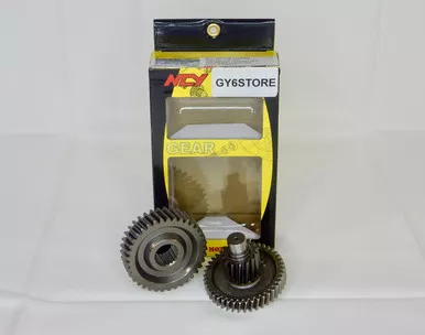 NCY GEAR SET (15*38) DROP IN PRE PRESSED GEAR SET FOR 150cc - 232cc GY6 MOTORS
