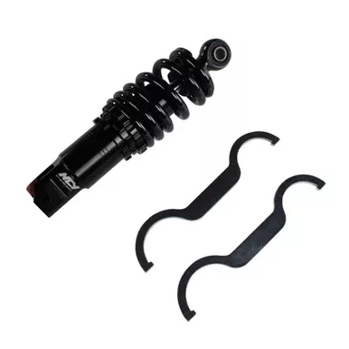 NCY LOW DOWN SHOCK (BLACK, ADJUSTABLE) FOR GENUINE, RUCKUS, GY6