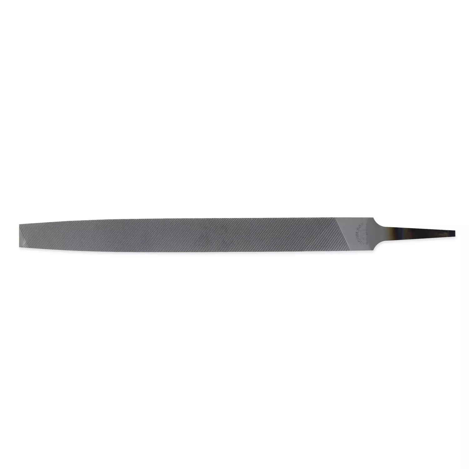 Nicholson Black Diamond Flat Bastard File, Double-cut, 8 In.