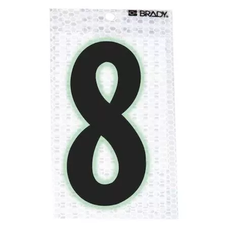 NumberLabel,2-3/8inH,1-1/2inW,PK10