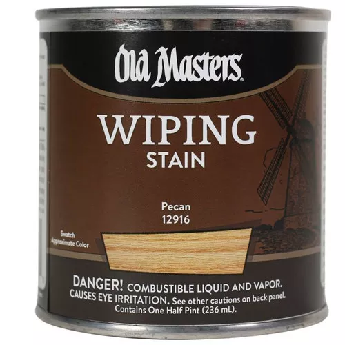 Old Masters- Wiping Stain- Pecan- Half Pint