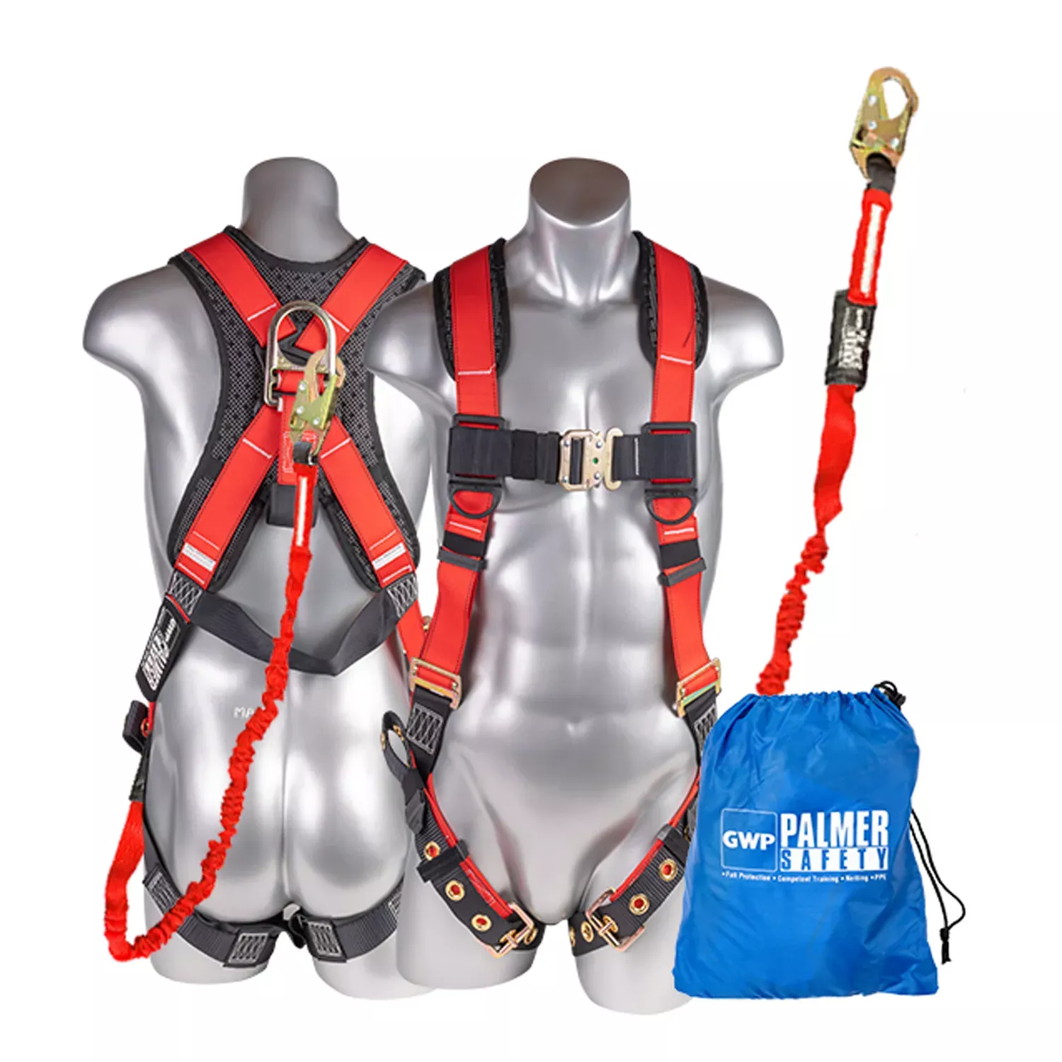 Palmer Safety All Red Safety Harness Kit
