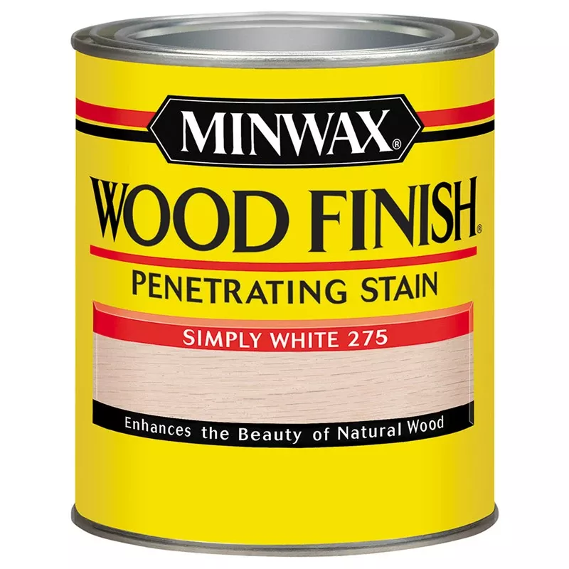 Penetrating Wood Finish, Oil Based, Simply White, 1/2 Pt.
