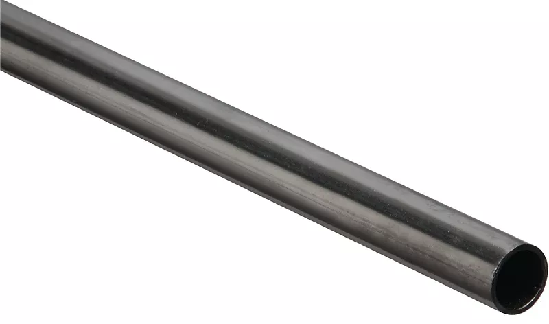 Plain Steel Round Tube, 3/4 X 48 In.