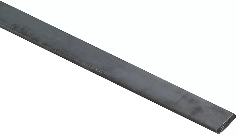 Plain Steel Solid Flat Bar, 1/2 X 48 X 1/8 In.
