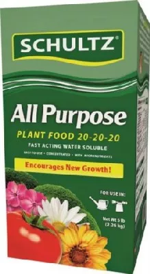 Plant Food- 20-20-20- 5 Lb