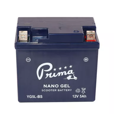 PRIMA GEL BATTERY (12V YG5L-BS) *5AH*