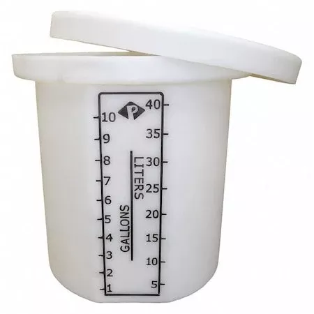 ProChem Process Chemical Storage Tank,Vertical,Open Top,10 gal.