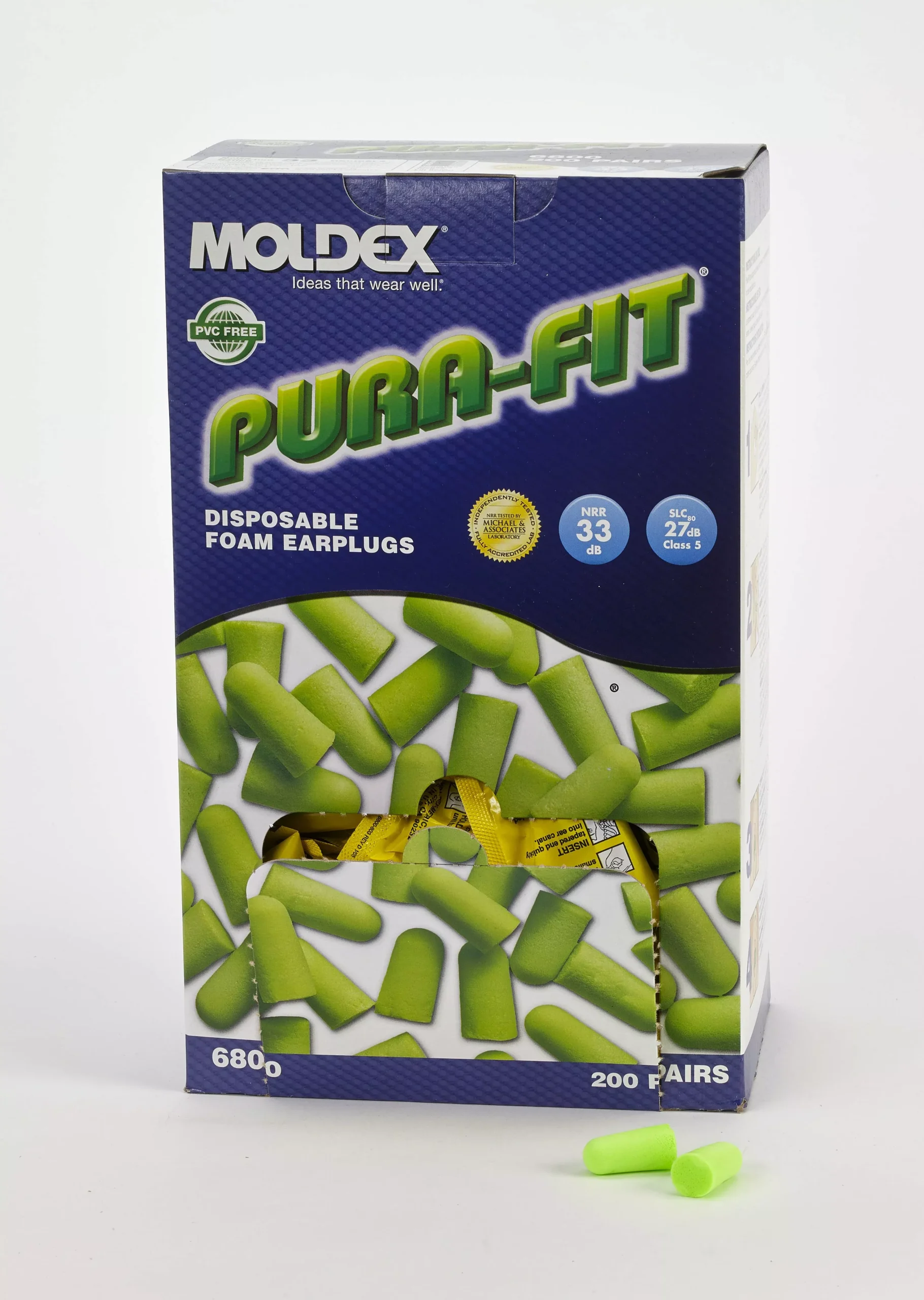 Purafit Ear Plugs Uncorded - Box of 2000 Pairs