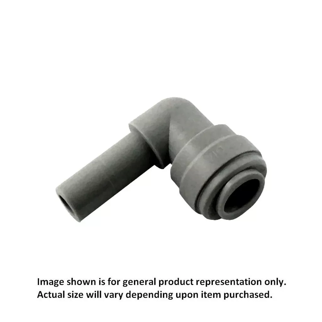 Push-In 90° Elbow - Industrial Grade - 3/8"OD X 3/8"-Stem