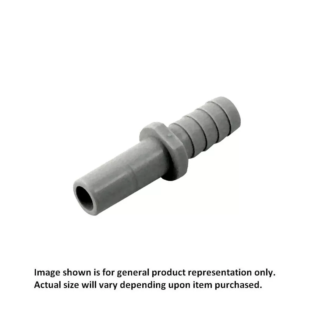 Push-In Adapter - Industrial Grade - 1/2" Hose Barb X 3/8"-Stem