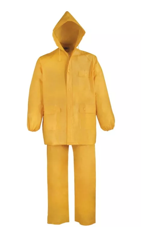 Rain Suit- 3 Piece- Jacket- Bib Pants & Removable Hood- XX Large