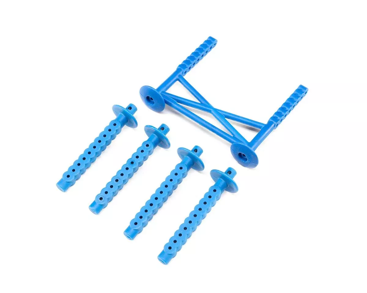Rear Body Support and Body Posts Blue for LMT (LOS241051)