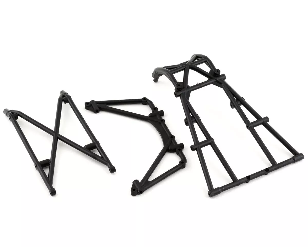 Rear Cage and Hoop Bars Black for LMT Mega (LOS241056)