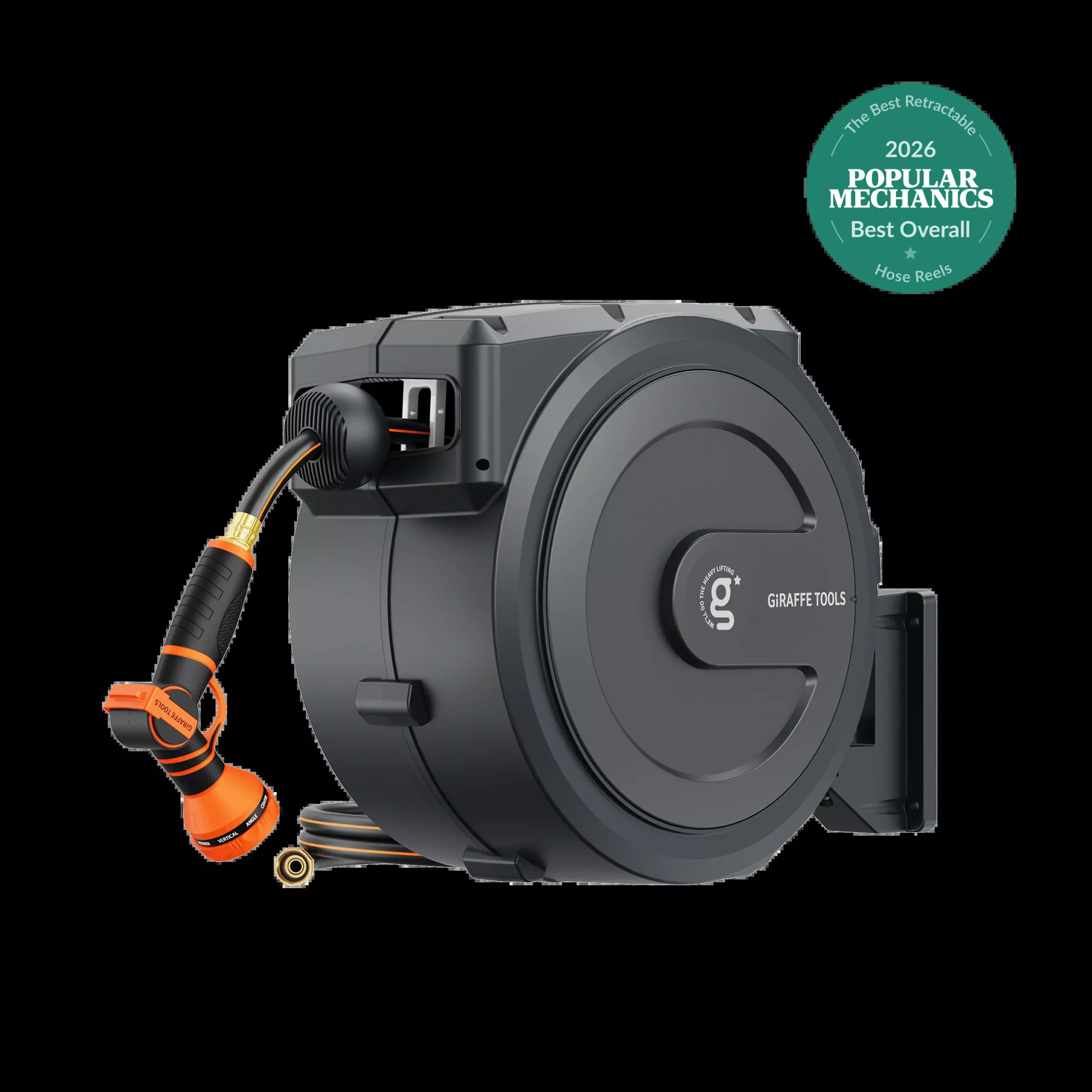 Retractable Garden Hose Reel-1/2in-100ft