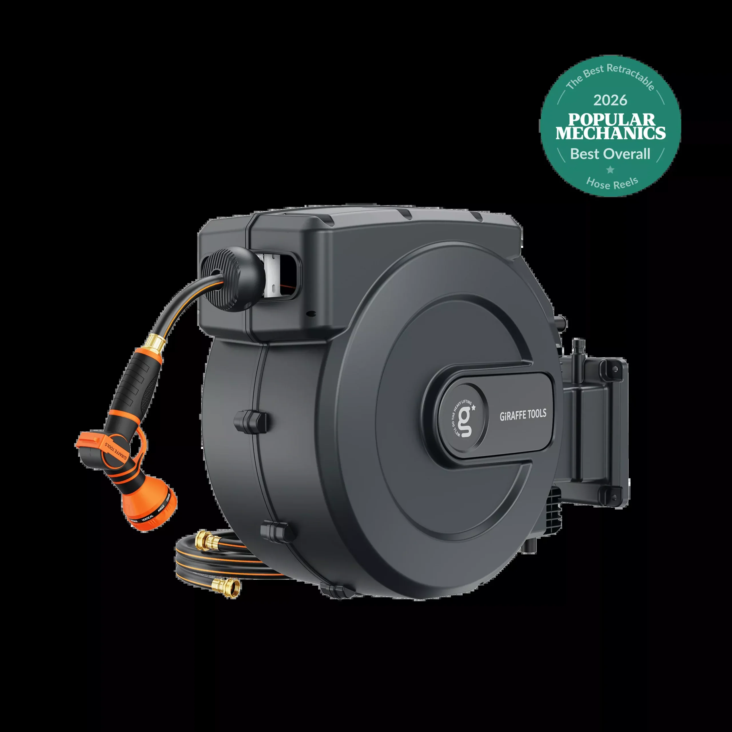 Retractable Garden Hose Reel-1/2in-155ft