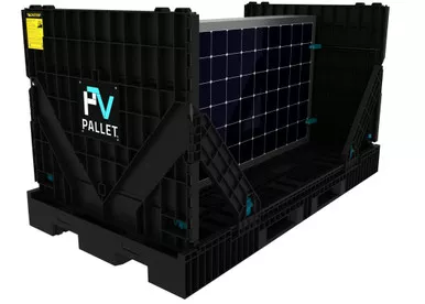 Reusable Solar Panel Pallet
