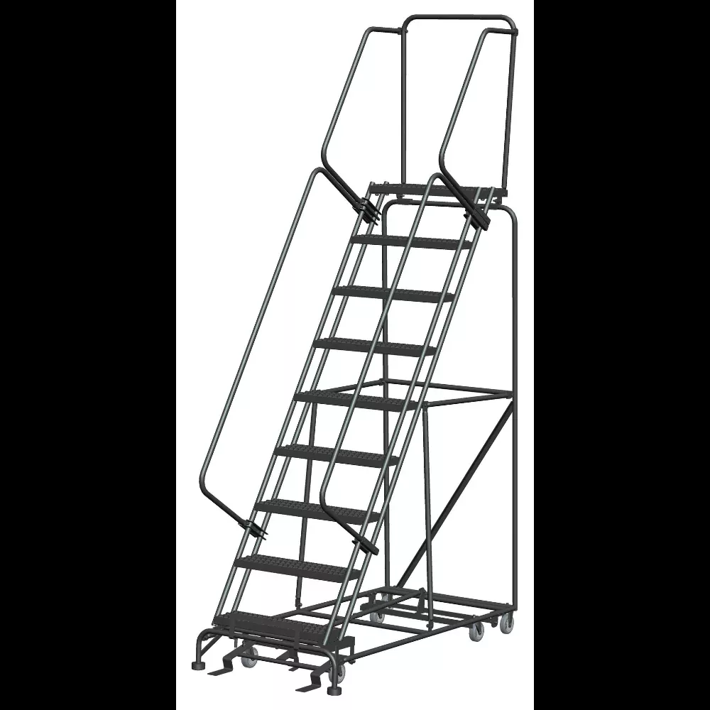 Rolling Ladder – All Direction – 9 Step, Handrails – Ballymore