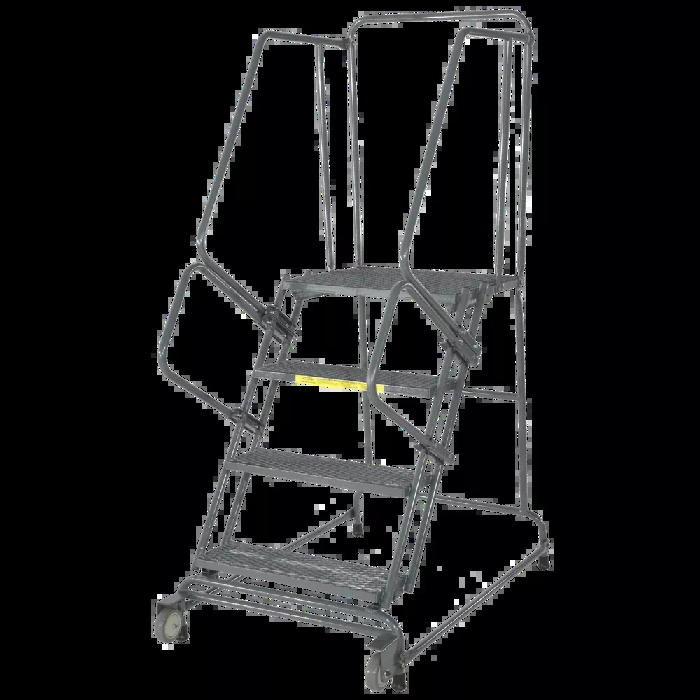 Rolling Ladder - Tilt & Roll - 5 Step, Handrails - Ballymore
