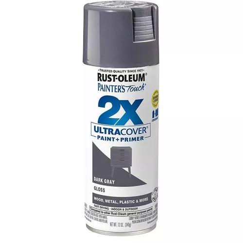 Rust-Oleum- Painter's Touch Ultra Cover- 2X- Dark Gray- 12 oz