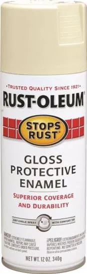 Rust-Oleum- Spray Enamel- Almond- Gloss- 12 Oz