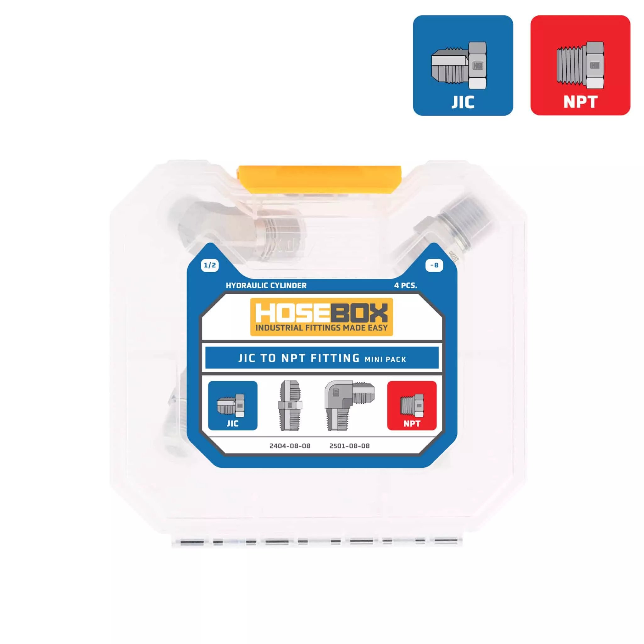 (SAE 8) JIC to NPT Mini Pack