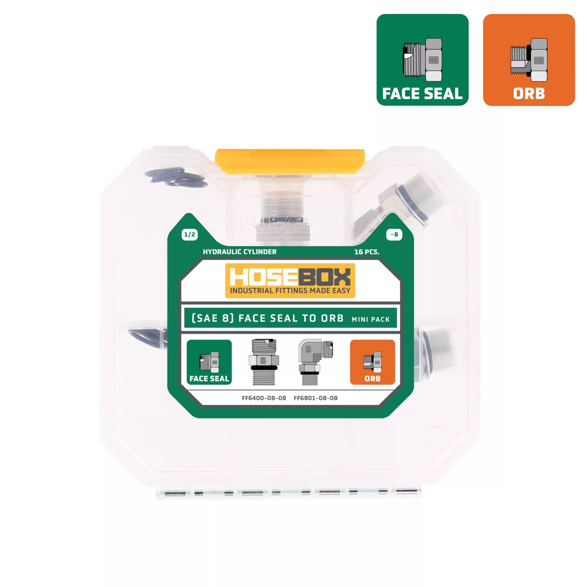 (SAE 8) ORFS to ORB Mini Pack