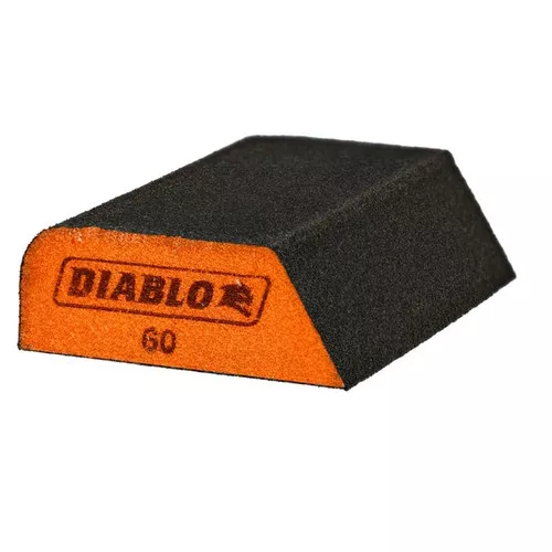 Sanding Block- Slanted Side- Medium Grit- 2.5" x 4" x 1"