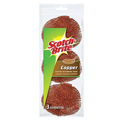 Scouring Pads- Copper-3 Pack