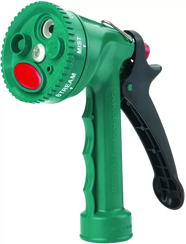 Select-a-spray Hose Nozzle, 7 Patterns, Rust-proof Polymer