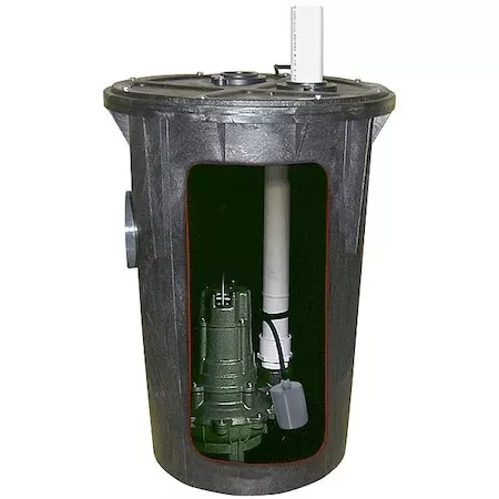 Sewage Package System, 2/5 hp, 115V AC