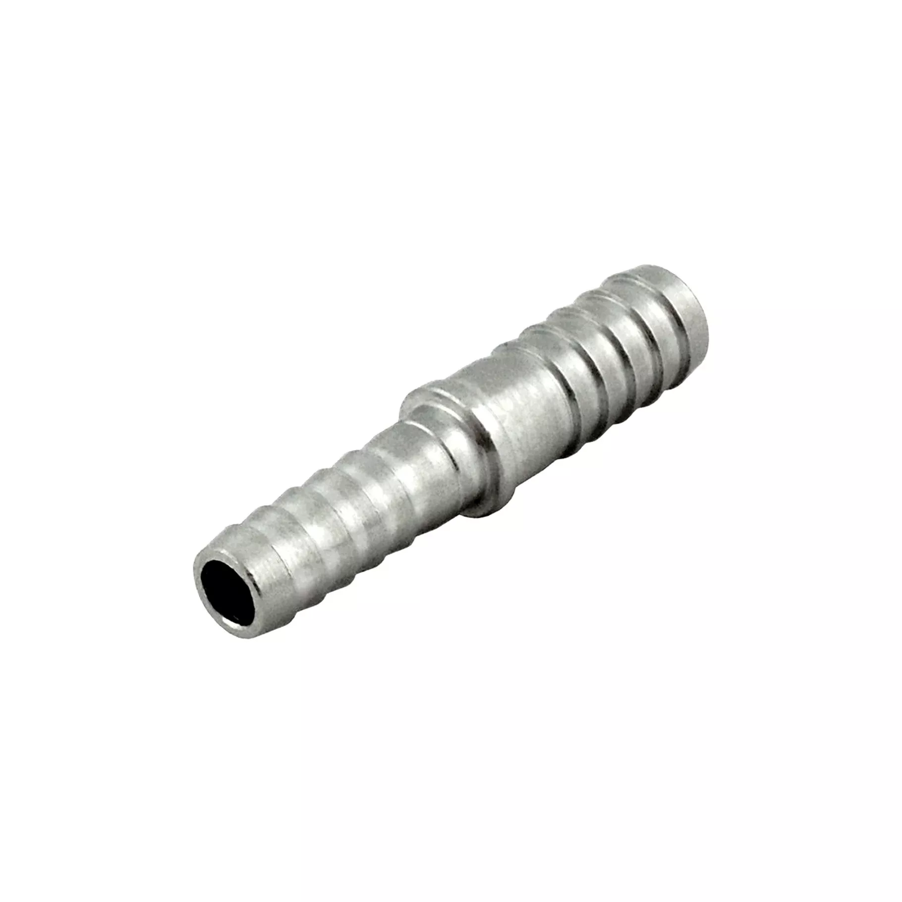 Splicer - 304 Stainless Steel - 1/8" Hose Barb X 1/4" Hose Barb