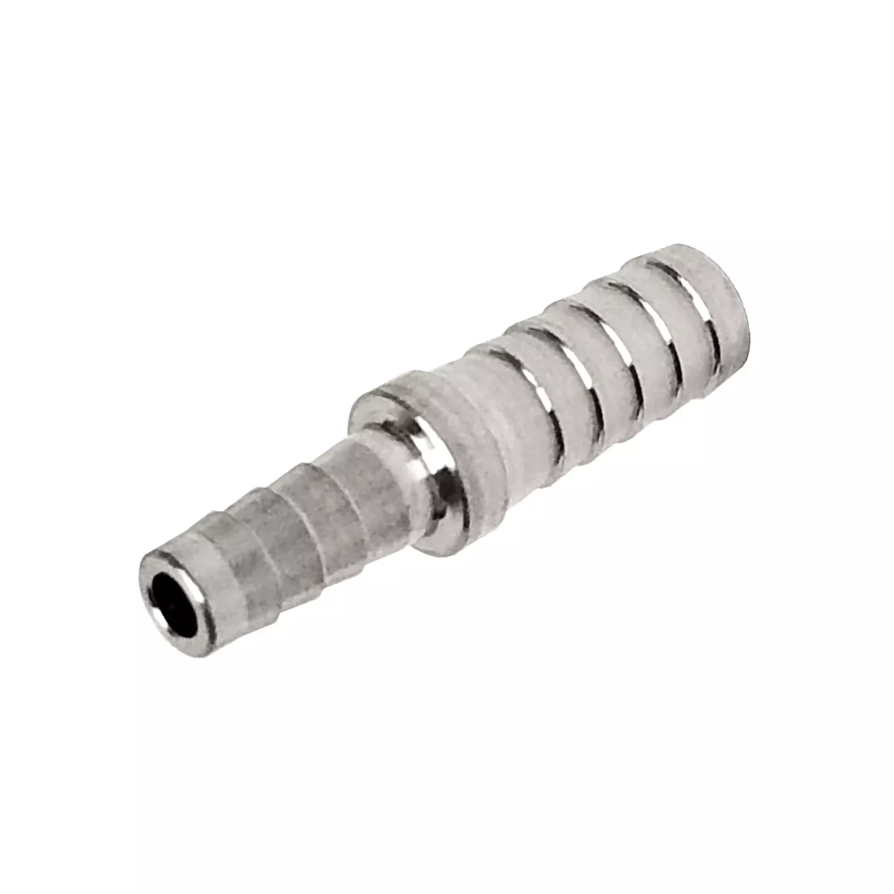 Splicer - 304 Stainless Steel - 3/16"B X 1/4" Hose Barb