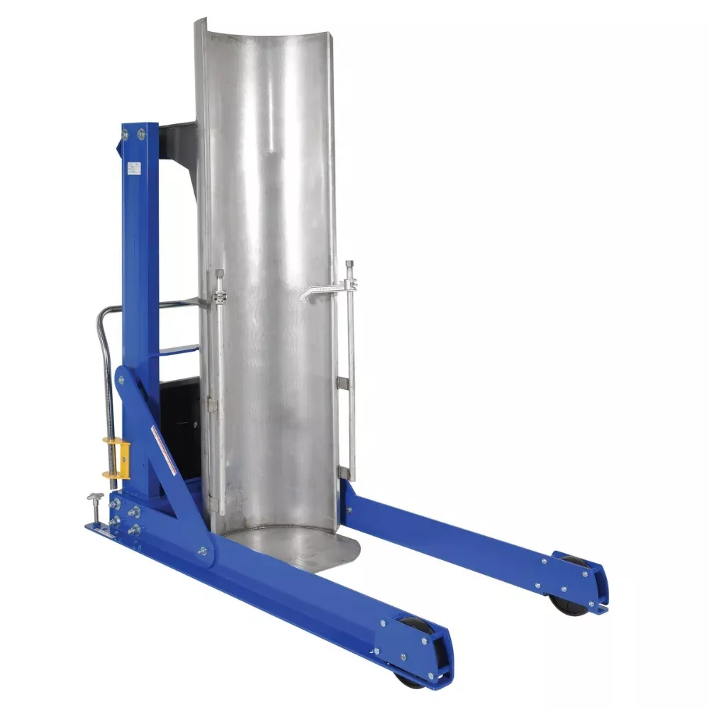 Stainless Steel Portable Hydraulic Drum Dumper – 36 In. Dump Height – 1,000 lb Capacity – HDD-36-10-P-SSC – Vestil