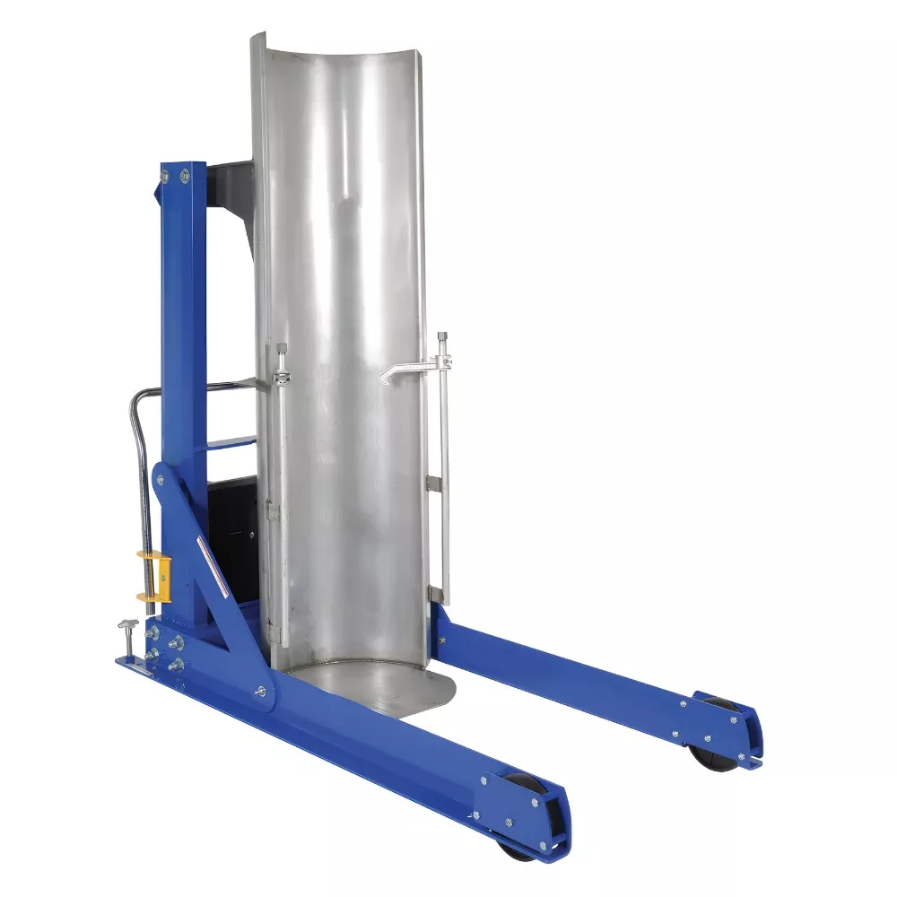 Stainless Steel Portable Hydraulic Drum Dumper – 48 In. Dump Height – 750 Lb. Capacity – HDD-48-7-P-SSC – Vestil