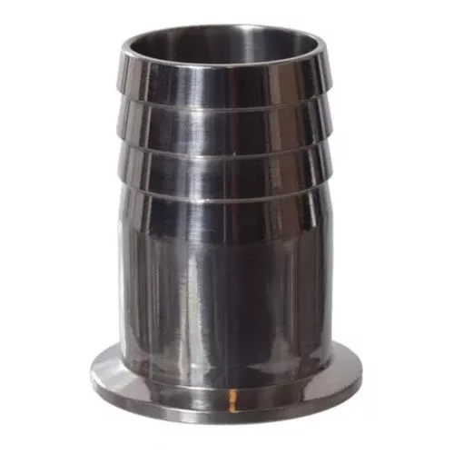 Stainless Tri-Clamp Barb - 2 in. x 2 in. T.C.