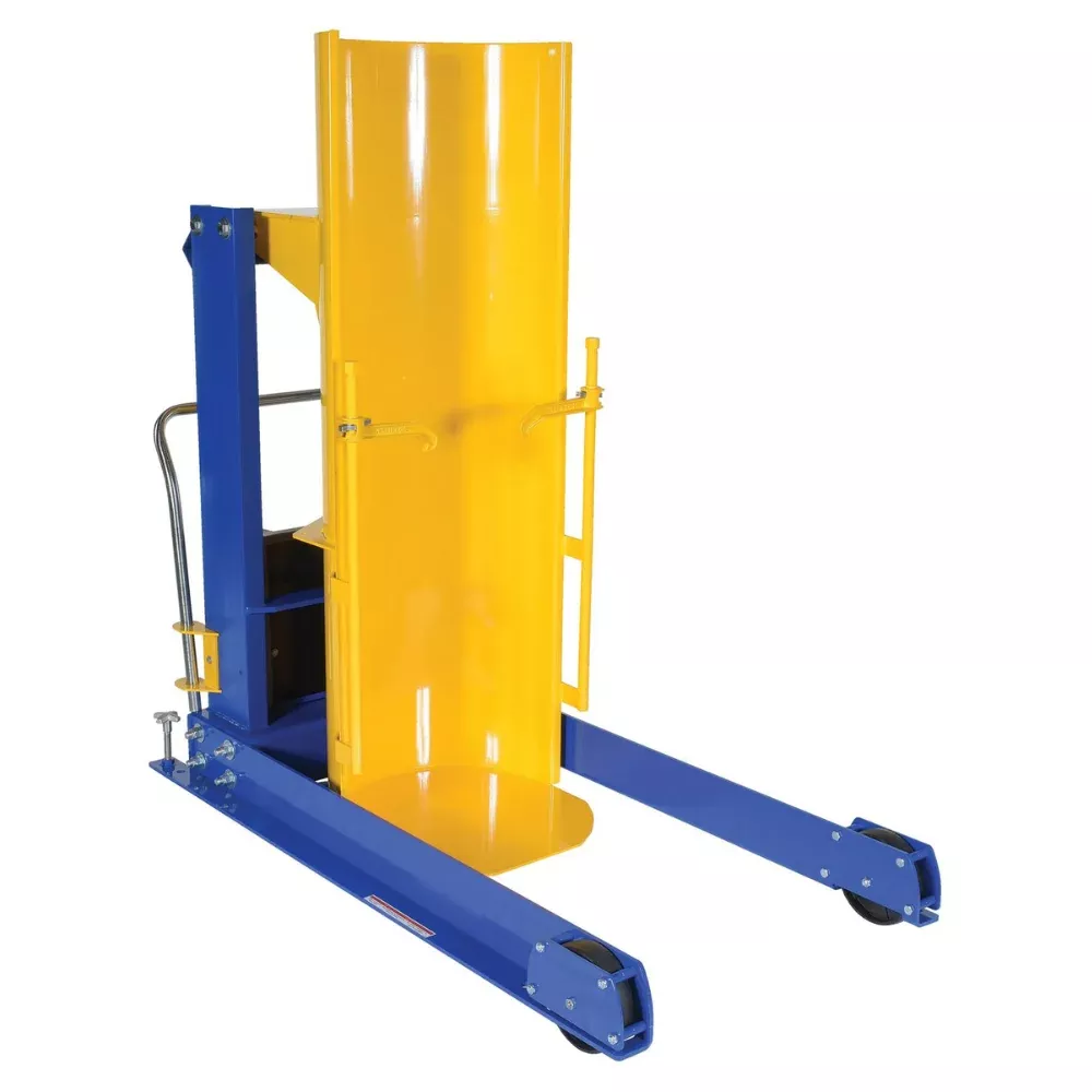 Steel DC Powered Portable Hydraulic Drum Dumper – 60 In. Dump Height – 750 Lb. Capacity – HDD-60-7-P-DC – Vestil