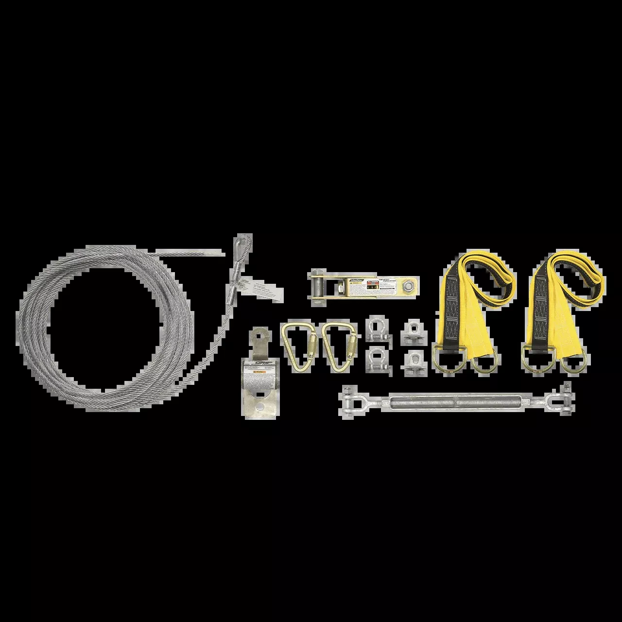 SteelGrip Temporary Cable HLL System with Web Pass-Through Anchors – FallTech