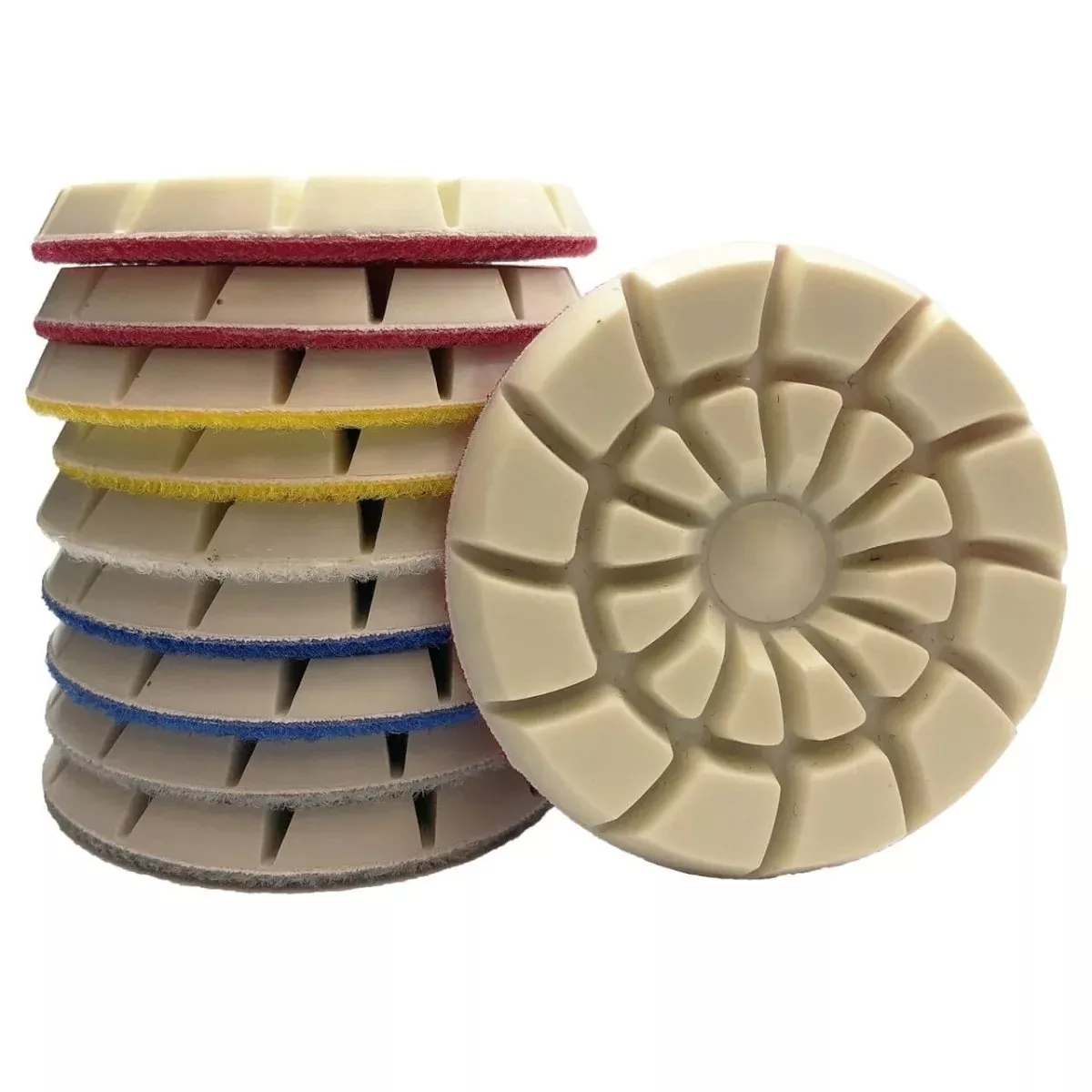 Stone Pro Ice Pro Floor Diamond Pads for Stone Restoration - Set of 5