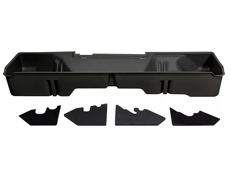 Storage/Gun Case for 2007-2013 Chevrolet/GMC Silverado/Sierra Extended Cab - Dark Gray